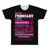 quens are born in february All Over Men's T-shirt