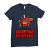 apple keeps the doctors away Ladies Fitted T-Shirt