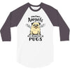 angel pug [converted] 3/4 Sleeve Shirt