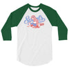 sports sloth 3/4 Sleeve Shirt