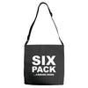 six pack coming soon mens Adjustable Strap Totes