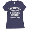 strong woman Ladies Fitted T-Shirt