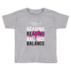 Reading Yoga Wine Balance Toddler T-shirt
