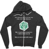 natural 1   orc Zipper Hoodie