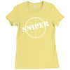 sniper fun Ladies Fitted T-Shirt