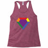 Rainbow LGBT Diamond Racerback Tank