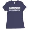 men's funny graphic Ladies Fitted T-Shirt
