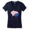 insert coin Women's V-Neck T-Shirt