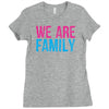 we are family Ladies Fitted T-Shirt