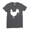 Chicken and Little Chick Ladies Fitted T-Shirt