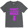 party location here V-Neck Tee
