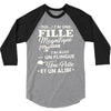 j ai une fille magnifique 3/4 Sleeve Shirt