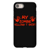my zombie killing t shirt iPhone 8