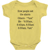 alarm Baby Bodysuit