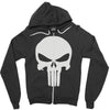 the punisher skull head Zipper Hoodie