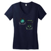 cheshire shadows Women's V-Neck T-Shirt