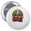 horror's gym Pin-back button