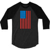 american flag 3/4 Sleeve Shirt