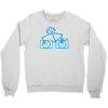 dj club,dance,rave,music,house,cool,funny,retro Crewneck Sweatshirt