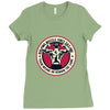 building muscle Ladies Fitted T-Shirt