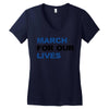 March For Our Lives Women's V-Neck T-Shirt