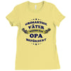 papa   vater   opa Ladies Fitted T-Shirt