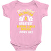 This is What The Worlds Greatest Sarcoma Cancer Survivor Looks Like Baby Bodysuit
