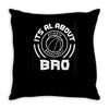 its all about atlanta basketball bro Throw Pillow