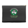 silver shamrock Accessory Pouches