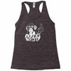 affen geil  fun ,spr&uuml;che,lustig,affe,mittelfinger,stinkefinger,party Racerback Tank