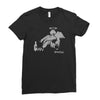 banksy fallen angel Ladies Fitted T-Shirt