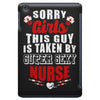 sorry girls this guy is taken by super sexy nurse iPad Mini