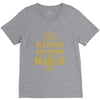 Kings Are Born In March V-Neck Tee