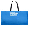 perfect head funny bald Weekender Totes