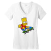 the simpson Women's V-Neck T-Shirt