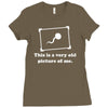 this is a very old picture of me Ladies Fitted T-Shirt