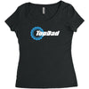 top dad mens funny novelty Women's Triblend Scoop T-shirt