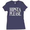 hipsta please Ladies Fitted T-Shirt
