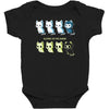 kitten of death Baby Bodysuit