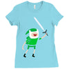 adventure time legend of zelda link Ladies Fitted T-Shirt