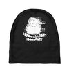 wheres my hos at santa claus Baby Beanies
