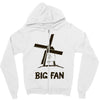 big fan Zipper Hoodie