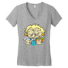 papy burger Women's V-Neck T-Shirt