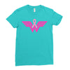 breast cancer wonder woman Ladies Fitted T-Shirt