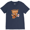 pizzaa monster V-Neck Tee