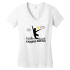 i pooped today!! Women's V-Neck T-Shirt