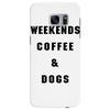 weekends coffee and dogs back Samsung Galaxy S7 Edge