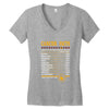Cancer Facts Zodiac Women's V-Neck T-Shirt