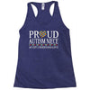 proud autism niece Racerback Tank