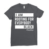 Rooting for Everybody Ladies Fitted T-Shirt